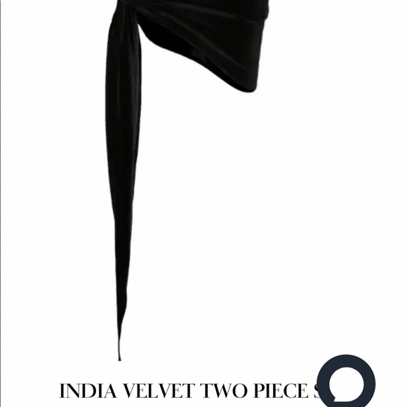 india velvet two piece - Picture 2 of 3